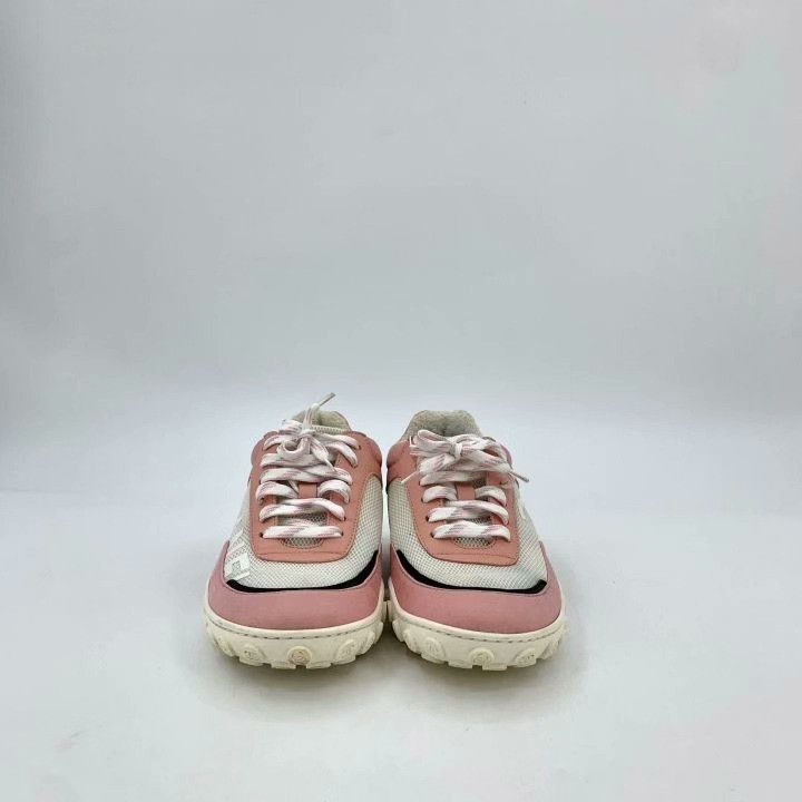Chanel Chanel Logo Pink Casual Flat Sneakers Size US 5.5 / IT 35.5 - 3 Thumbnail