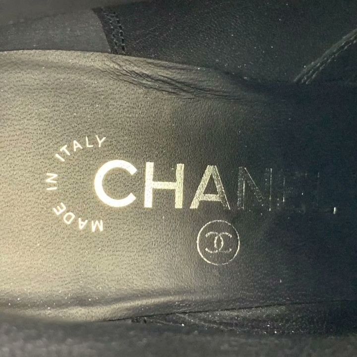 Chanel Chanel 36 Black Velvet Pearl Short Boots Size US 5 / IT 35 - 8 Thumbnail
