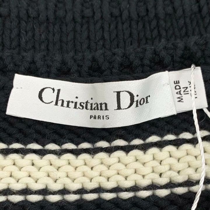 Dior Dior Black Stripe Cotton Sleeveless Knit Vest Size XS / US 0-2 / IT 36-38 - 5 Thumbnail