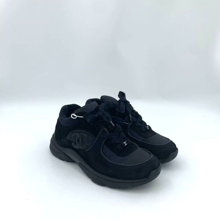 Chanel Chanel Double C Logo Flat Sneakers Size US 6 / IT 36 - 2 Thumbnail