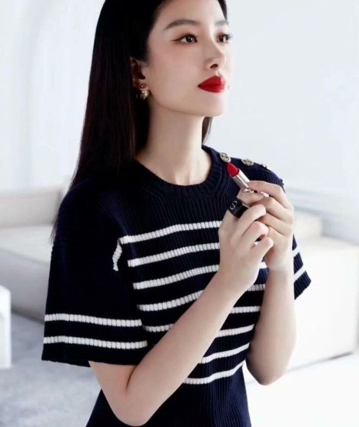 Dior Dior Striped Wool Back Cutout Sweater Size XXS / US 00 / IT 34 - 8 Thumbnail