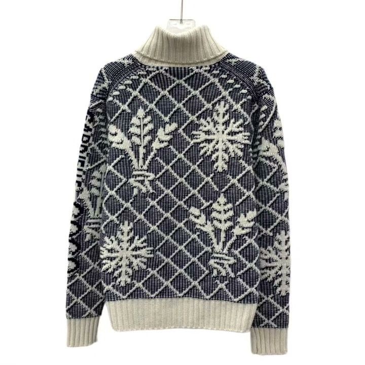 Chanel Chanel Snowflake Jacquard Cashmere Sweater Size S / US 4 / IT 40 - 2 Thumbnail