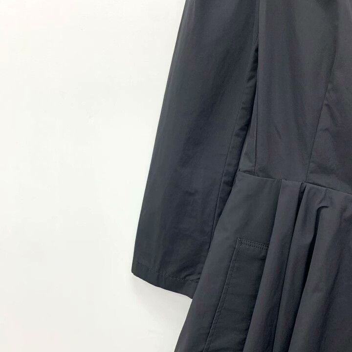 Prada Prada Black Cotton Double-Breasted Trench Coat Size S / US 4 / IT 40 - 4 Thumbnail