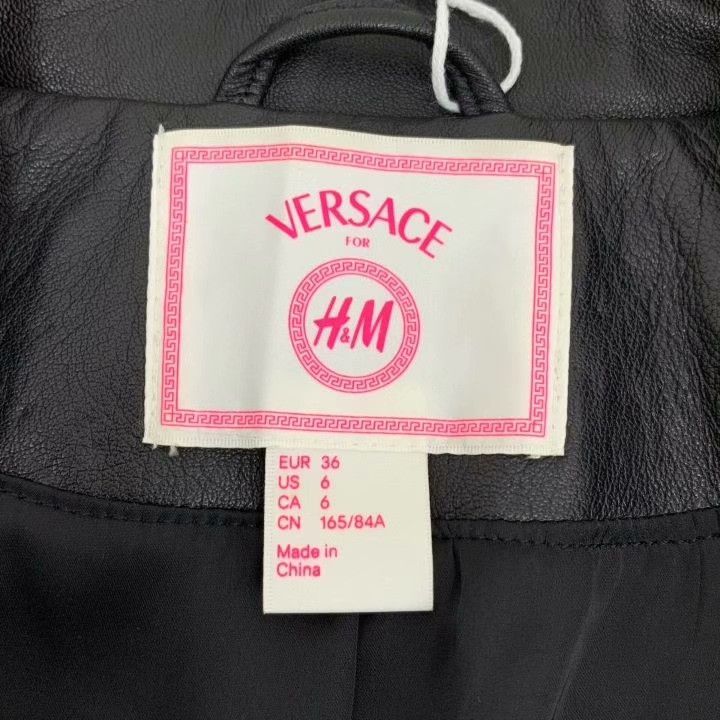 Versace Versace Black Rivet Leather Jacket Size XS / US 0-2 / IT 36-38 - 5 Thumbnail