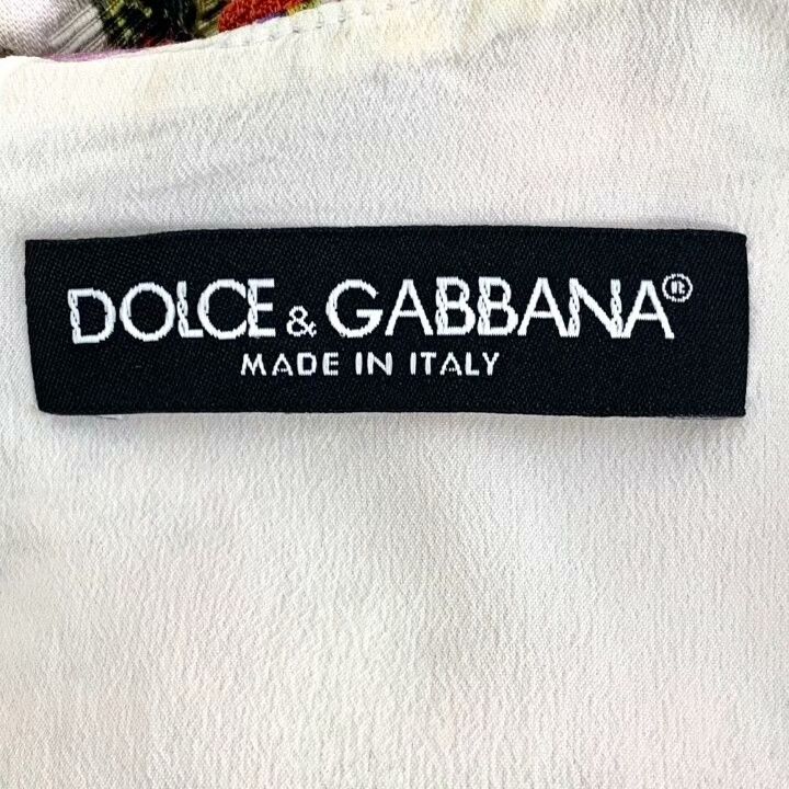 Dolce & Gabbana Dolce Gabbana Floral Print Silk Dress Size S / US 4 / IT 40 - 5 Thumbnail