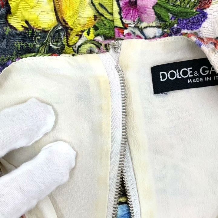 Dolce & Gabbana Dolce Gabbana Floral Print Silk Dress Size S / US 4 / IT 40 - 7 Thumbnail