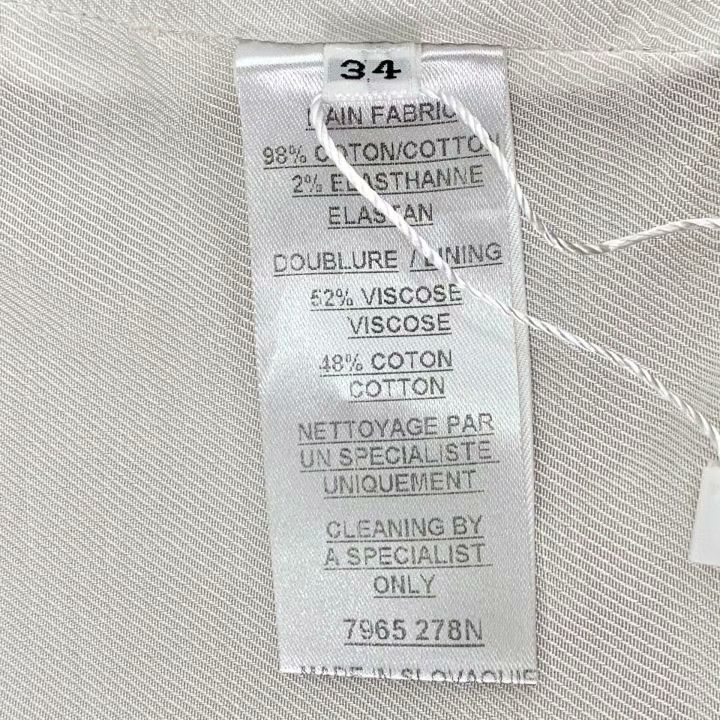 Balmain Balmain Brown Gold Button Cotton Jacket Size XXS / US 00 / IT 34 - 7 Thumbnail