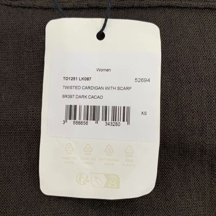Lemaire Lemaire Ribbon Wool Single-Breasted Knit Cardigan Size XS / US 0-2 / IT 36-38 - 7 Thumbnail