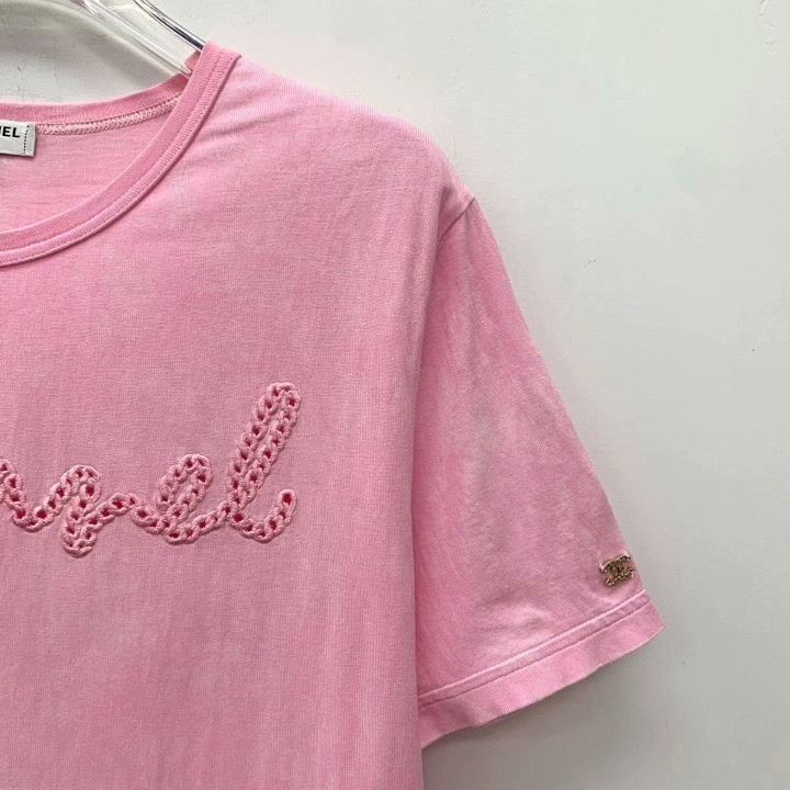 Chanel Chanel Roof Series Pink Logo T-shirt Size S / US 4 / IT 40 - 3 Thumbnail