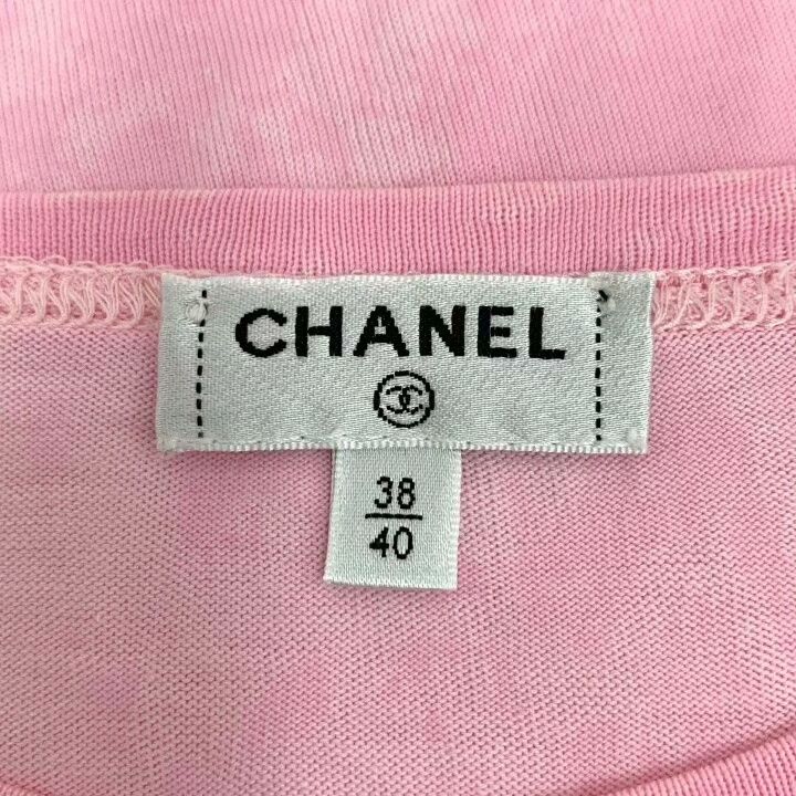 Chanel Chanel Roof Series Pink Logo T-shirt Size S / US 4 / IT 40 - 6 Thumbnail
