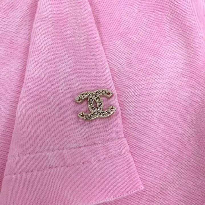 Chanel Chanel Roof Series Pink Logo T-shirt Size S / US 4 / IT 40 - 5 Thumbnail