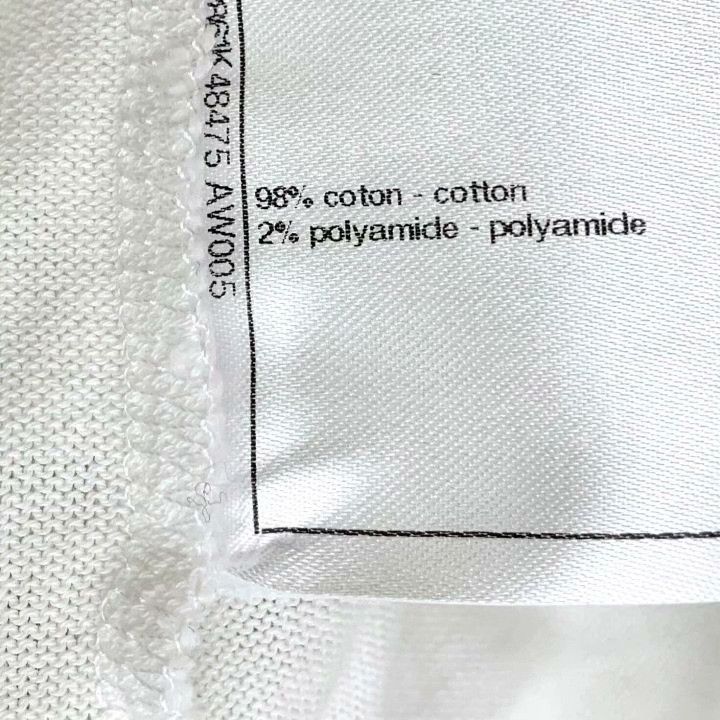 Chanel Chanel Logo Embroidered Cotton T-shirt Size S / US 4 / IT 40 - 8 Thumbnail