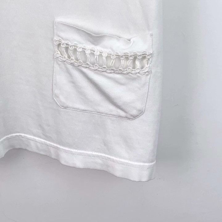 Chanel Chanel Logo Embroidered Cotton T-shirt Size S / US 4 / IT 40 - 5 Thumbnail