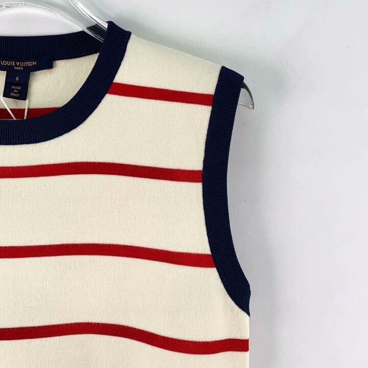 Louis Vuitton Louis Vuitton S Wool Color-Block Stripe Vest Size S / US 4 / IT 40 - 3 Thumbnail