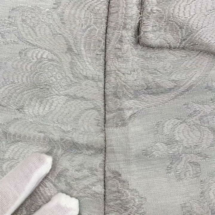 Louis Vuitton Louis Vuitton Silver Floral Embossed A-line Skirt Size 38" / US 16 / IT 52 - 8 Thumbnail