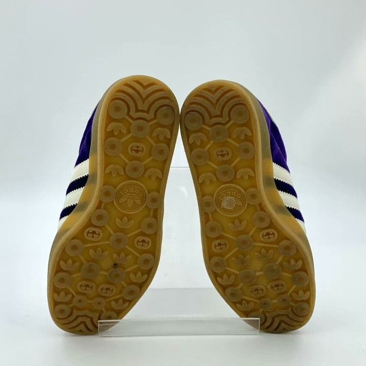 Gucci Gucci x Adidas Suede Lace-Up Sneakers Size US 5 / IT 35 - 5 Thumbnail