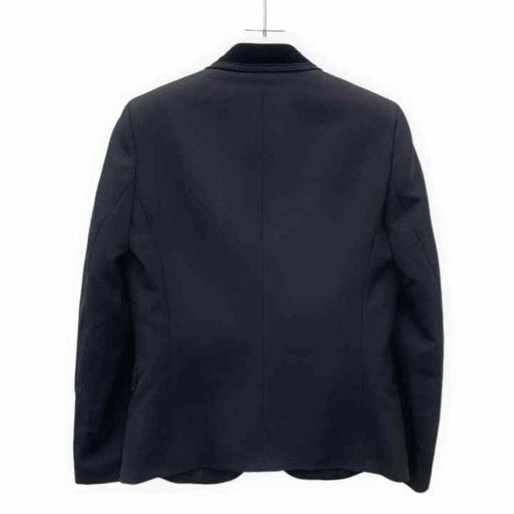 Yves Saint Laurent Yves Saint Laurent Black Wool V-Neck Blazer Size S / US 4 / IT 40 - 2 Thumbnail
