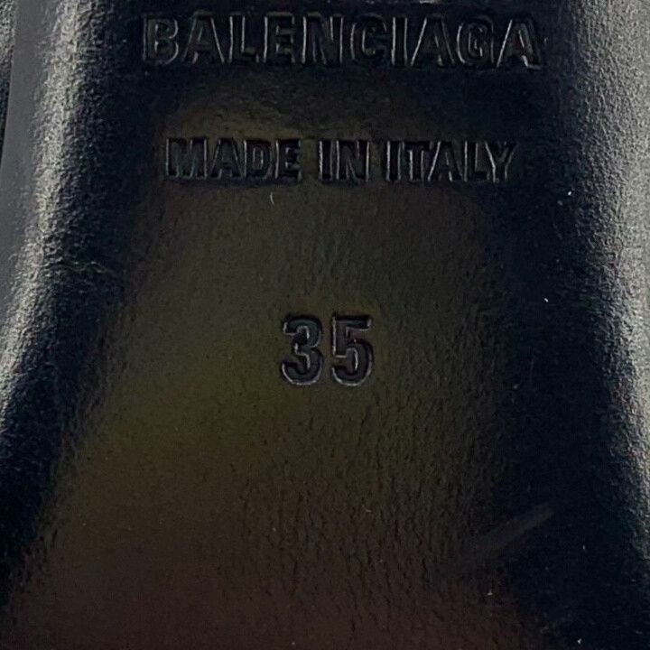 Balenciaga Balenciaga Logo Block Heel Pumps Size US 4 / IT 34 - 6 Thumbnail
