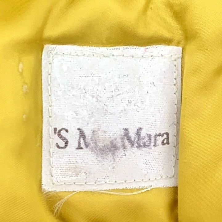 Max Mara Maxmara Yellow Hooded Belted Satin Down Jacket Size S / US 4 / IT 40 - 6 Thumbnail