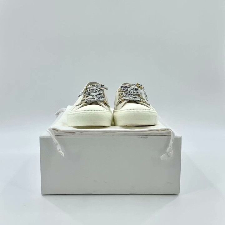 Dior Dior Walk'n'Dior Beige Logo Sneakers Size US 7 / IT 37 - 8 Thumbnail