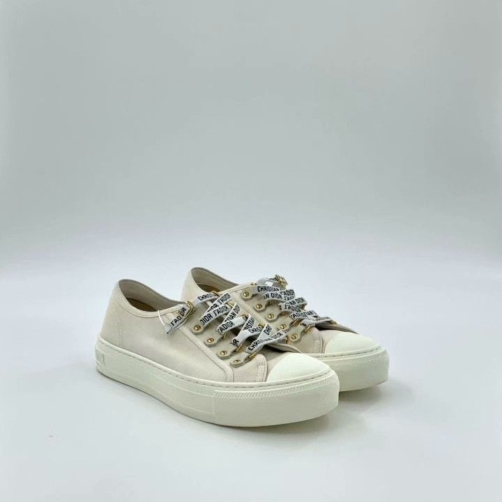 Dior Dior Walk'n'Dior Beige Logo Sneakers Size US 7 / IT 37 - 2 Thumbnail
