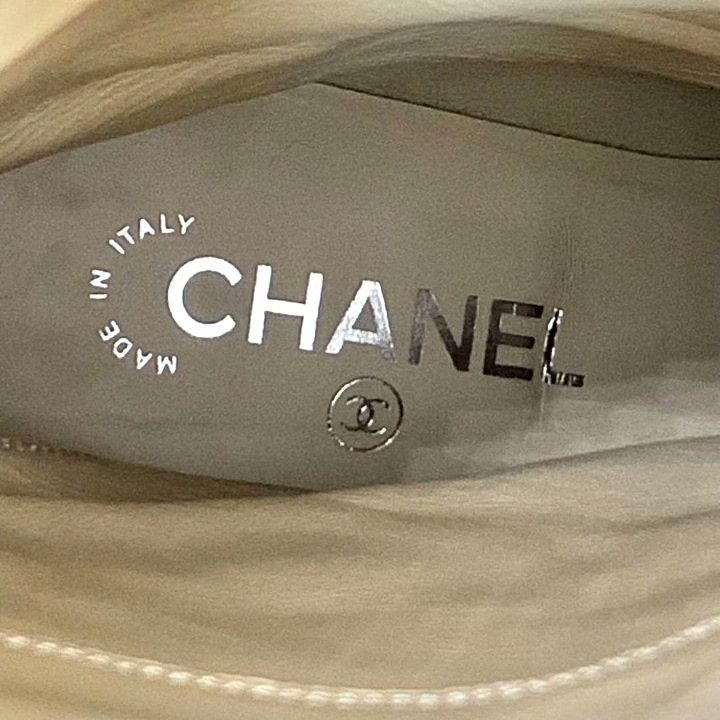Chanel Chanel Silver Gray Sequin High Boots Size US 7 / IT 37 - 8 Thumbnail
