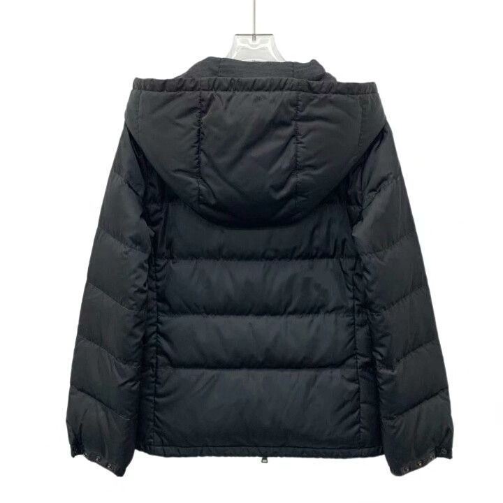 Prada Prada Black Hooded Zip Down Jacket Size S / US 4 / IT 40 - 2 Thumbnail