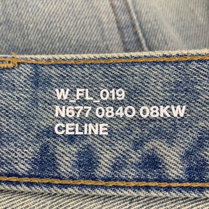 Celine Celine Light Blue Horsebit Vintage Jeans Size 25" / US 0 / IT 36 - 6 Thumbnail