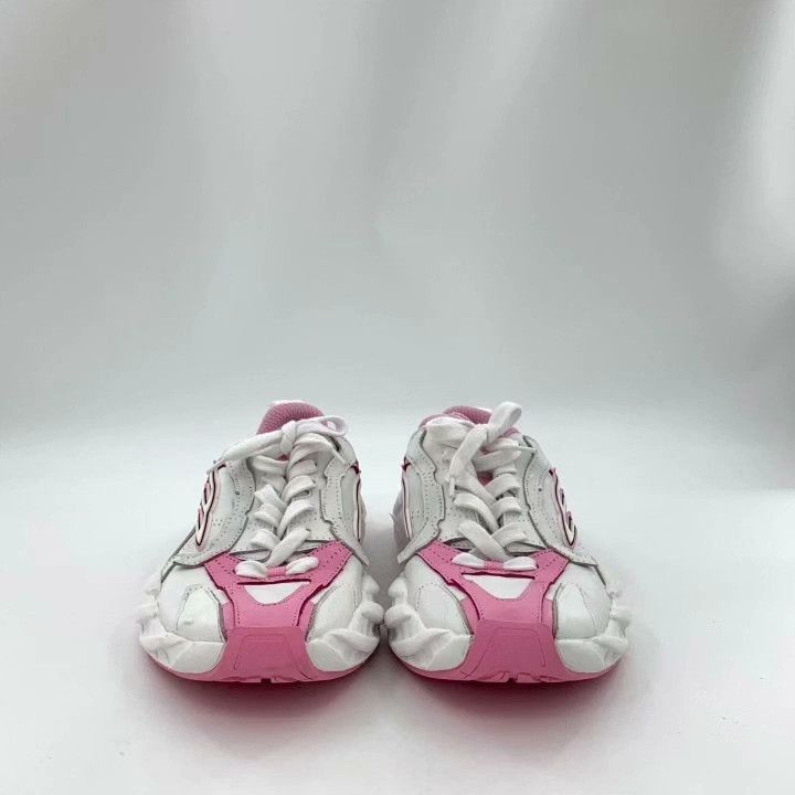 Balenciaga Balenciaga Monday White Lace-Up Sneakers Size US 8 / IT 38 - 3 Thumbnail