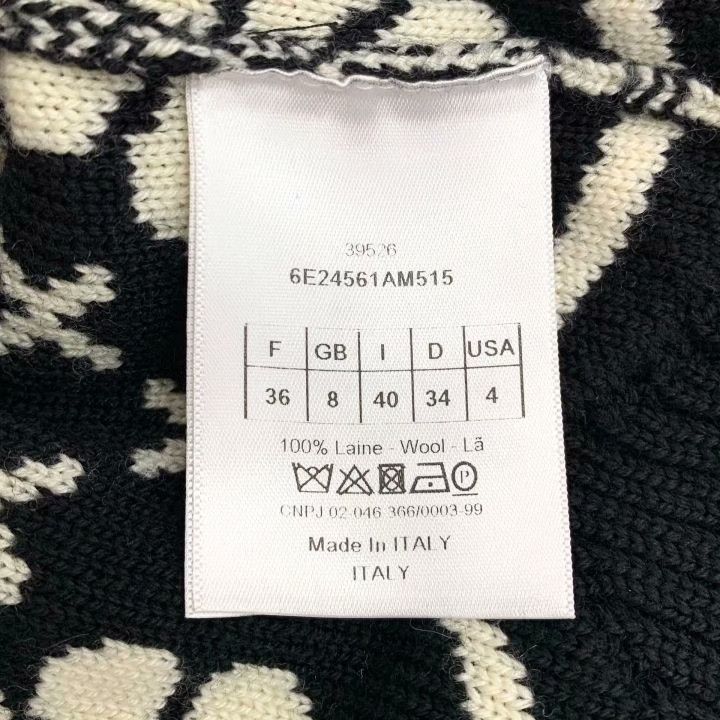 Dior Dior Colorblock Floral Wool Knit Sweater Size XS / US 0-2 / IT 36-38 - 6 Thumbnail
