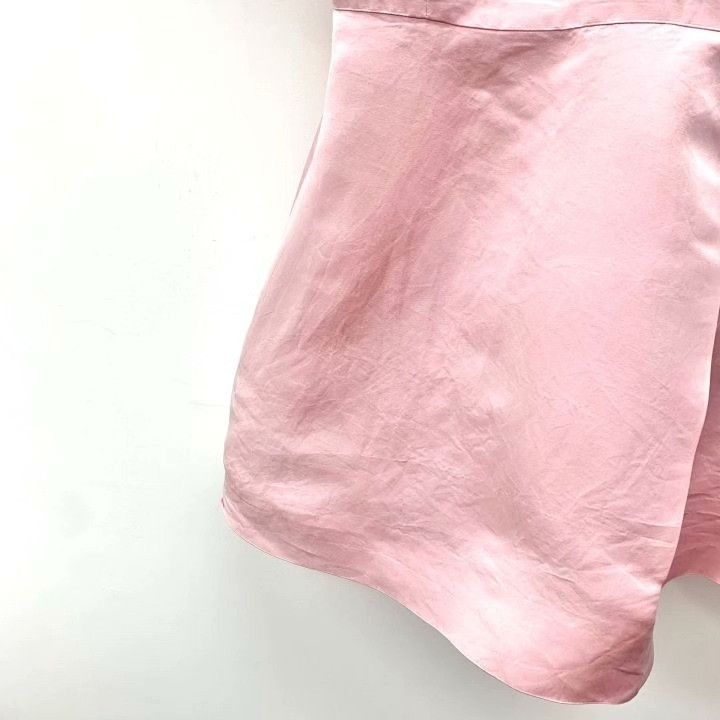 Dior Christian Dior Pink Silk Short-Sleeve Dress Size S / US 4 / IT 40 - 4 Thumbnail