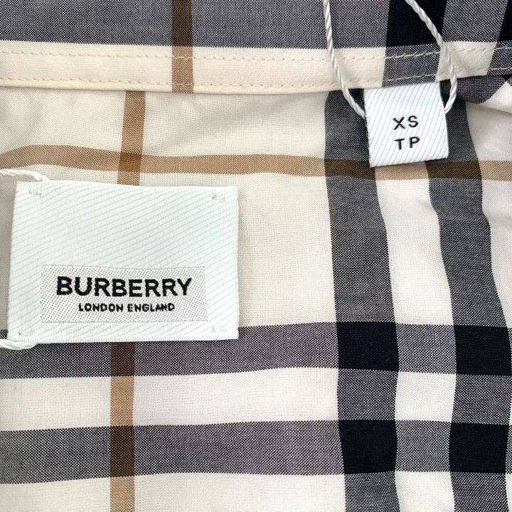 Burberry Burberry Check Cotton Collared Long-Sleeve Shirt Size XS / US 0-2 / IT 36-38 - 5 Thumbnail