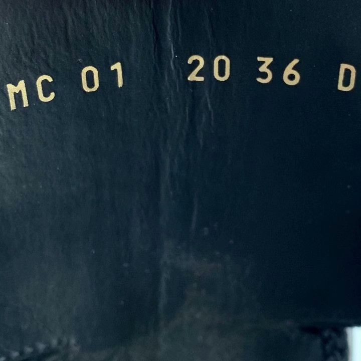 Dior Christian Dior Black Leather Mid-Calf Boots Size US 5 / IT 35 - 6 Thumbnail