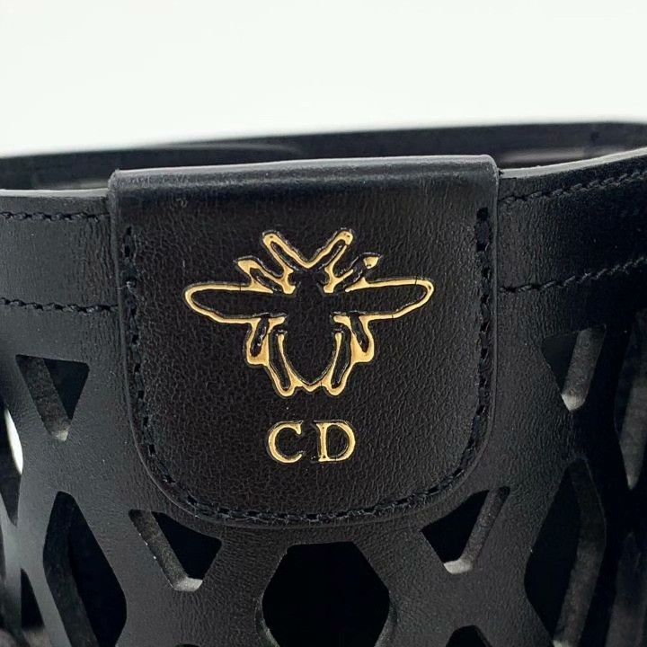 Dior Christian Dior Black Leather Mid-Calf Boots Size US 5 / IT 35 - 8 Thumbnail