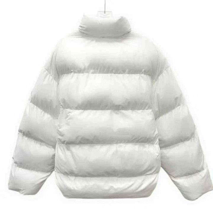Balenciaga Balenciaga 22 White Stand-Collar Zip Down Jacket Size XS / US 0-2 / IT 36-38 - 2 Thumbnail
