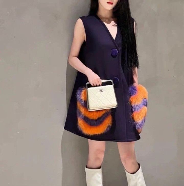 Fendi Fendi Wool Fur Vest Size M / US 6-8 / IT 42-44 - 8 Thumbnail