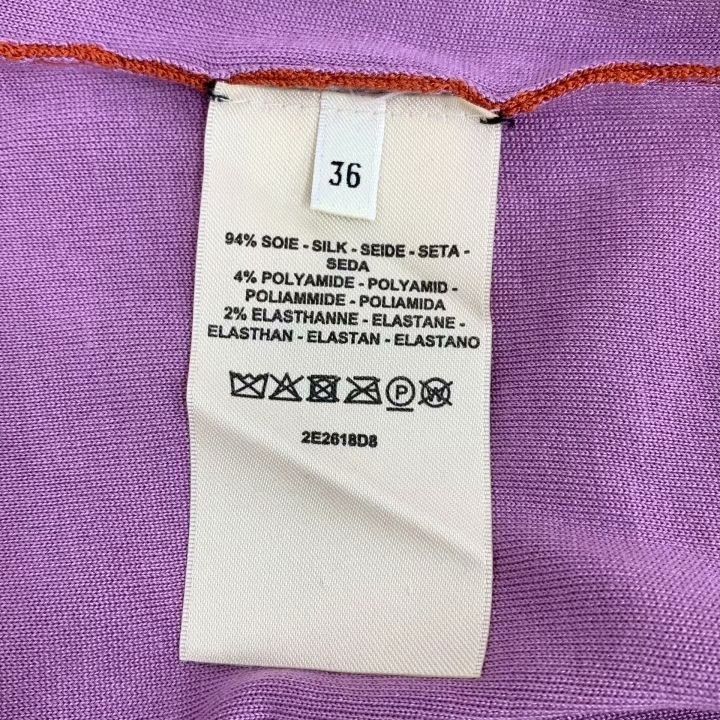 Hermes Hermes Colorblock Stripe Silk Boat Neck Knit Size XS / US 0-2 / IT 36-38 - 6 Thumbnail