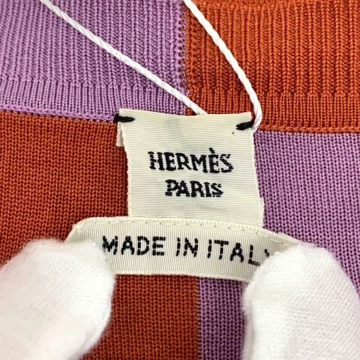 Hermes Hermes Colorblock Stripe Silk Boat Neck Knit Size XS / US 0-2 / IT 36-38 - 5 Thumbnail