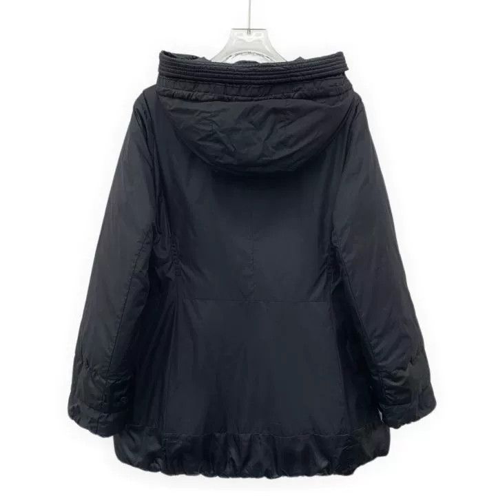 Max Mara Maxmara Black Reversible Hooded Down Jacket Size M / US 6-8 / IT 42-44 - 4 Thumbnail
