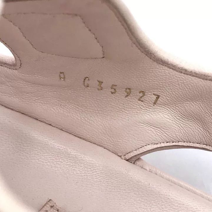 Chanel Chanel Pink Logo Velcro Open-Toe Sandals Size US 5 / IT 35 - 6 Thumbnail