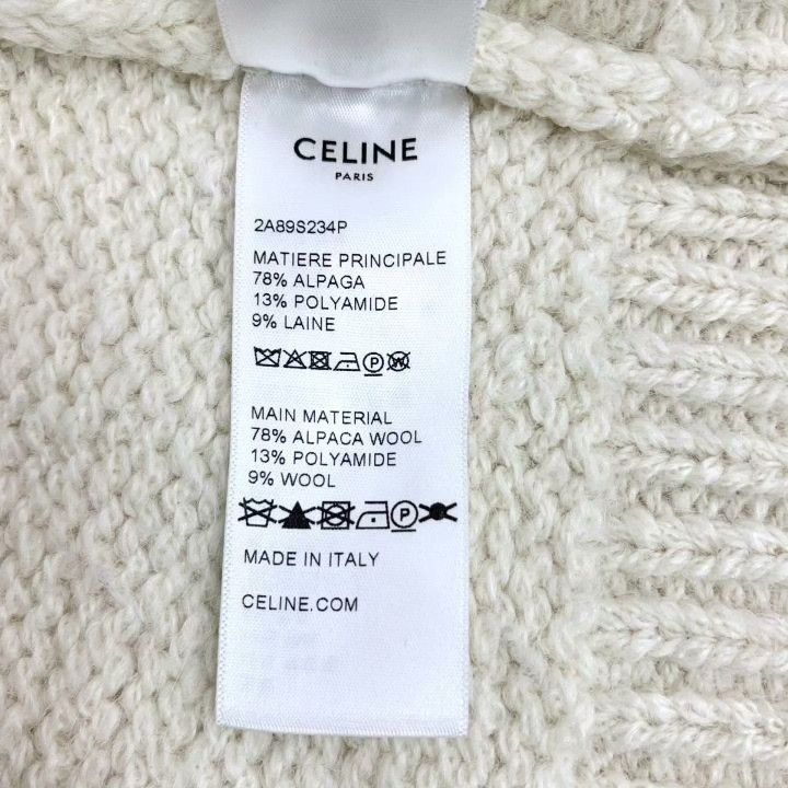 Celine Celine Beige Triomphe Alpaca Turtleneck Sweater Size M / US 6-8 / IT 42-44 - 9 Thumbnail