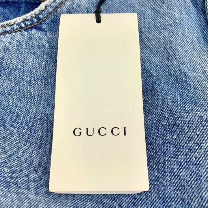 Gucci Gucci Light Blue Distressed Denim Jeans Size 34" / US 12 / IT 48 - 7 Thumbnail