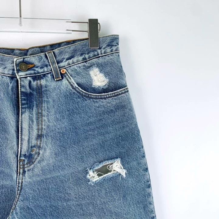 Gucci Gucci Light Blue Distressed Denim Jeans Size 34" / US 12 / IT 48 - 3 Thumbnail