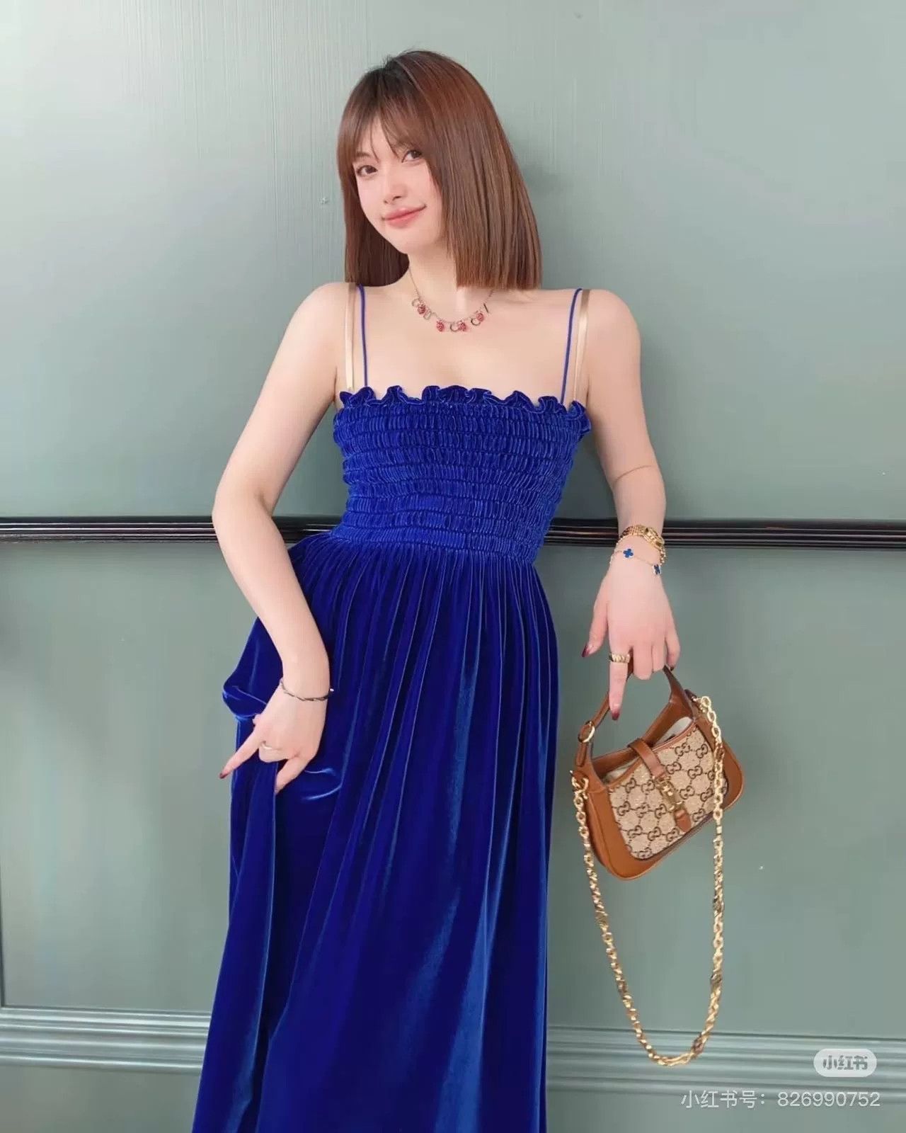 Gucci Gucci Velvet Sling Dress Size S / US 4 / IT 40 - 2 Thumbnail