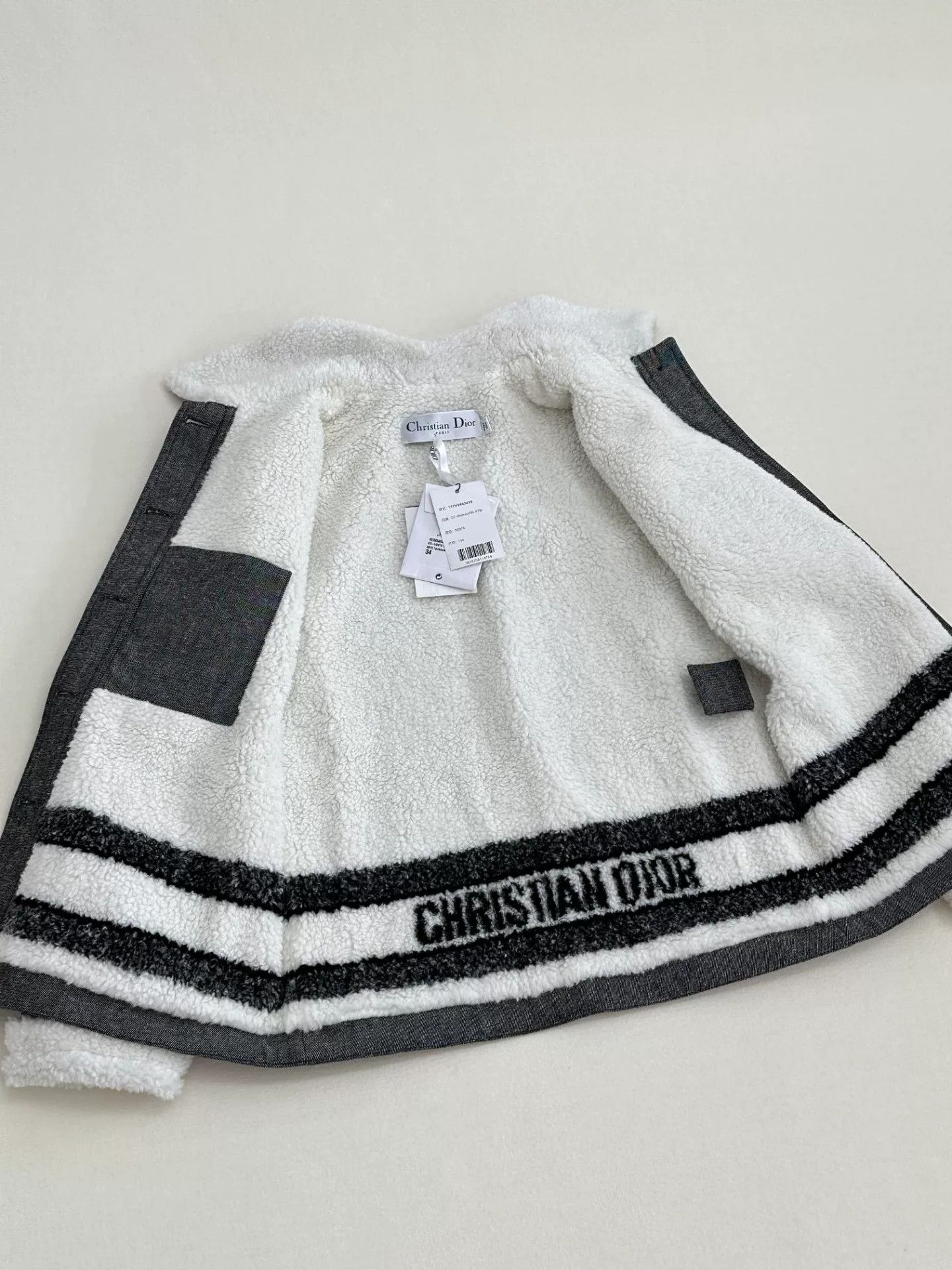 Dior Dior Teddy Fleece Loose Jacket 34 Size XXS / US 00 / IT 34 - 4 Thumbnail