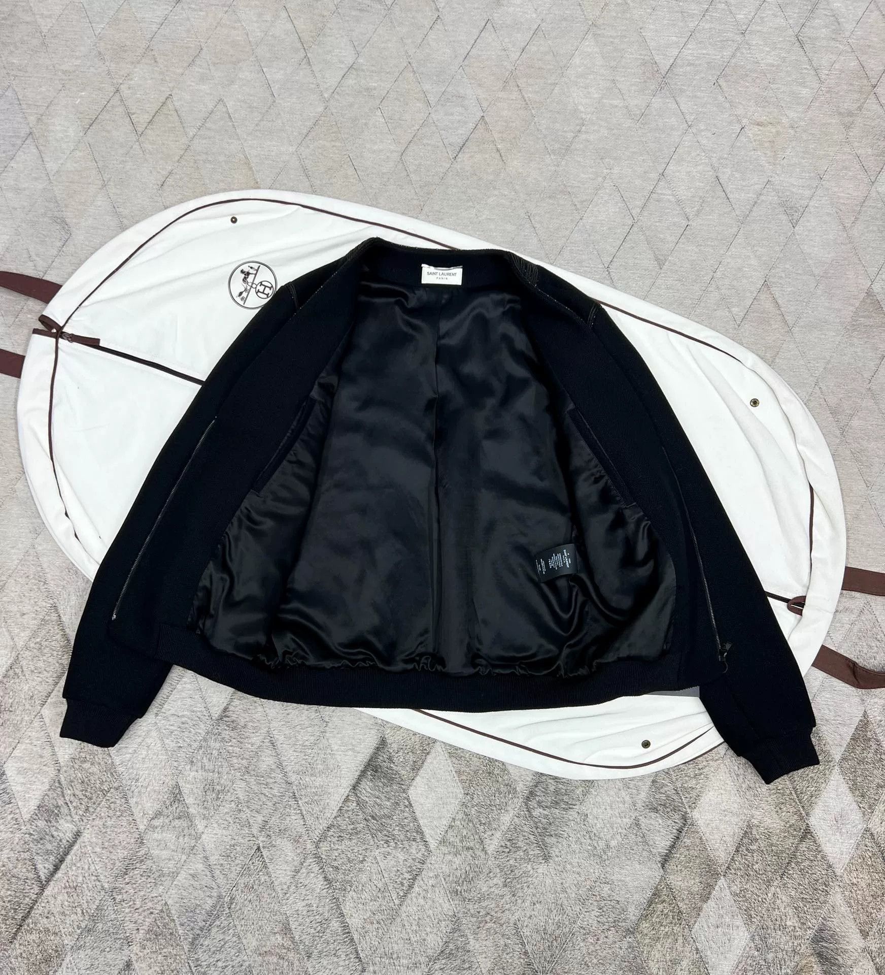Saint Laurent Paris Saint Laurent Autumn Winter Wool Jacket Size L / US 10 / IT 46 - 6 Thumbnail