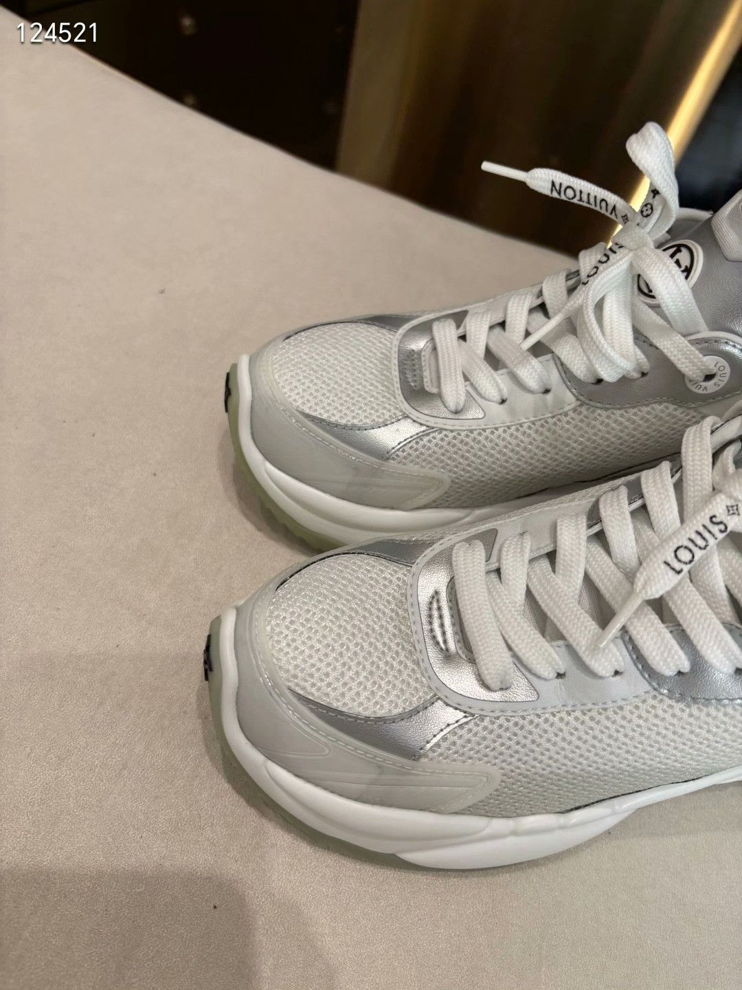Louis Vuitton Louis Vuitton Run 55 Women's Sneaker Size US 5 / IT 35 - 2 Thumbnail