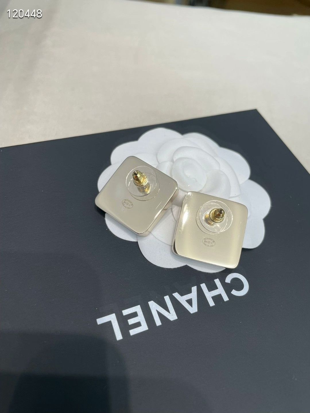 Chanel Chanel 23C Square Circle Earrings Size ONE SIZE - 3 Thumbnail
