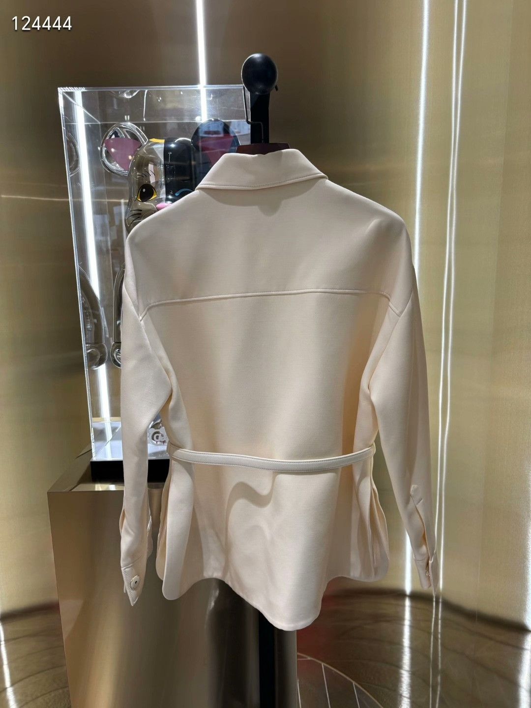 Fendi Fendi White Leather Panel Blazer Size S / US 4 / IT 40 - 2 Thumbnail