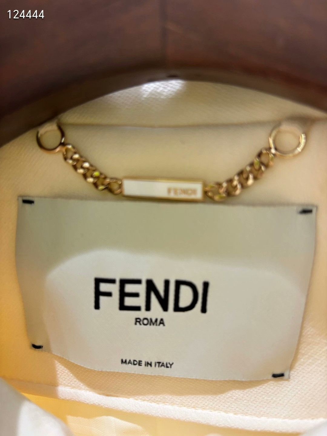 Fendi Fendi White Leather Panel Blazer Size S / US 4 / IT 40 - 3 Thumbnail